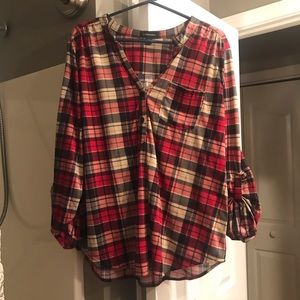Boutique Plaid Tunic